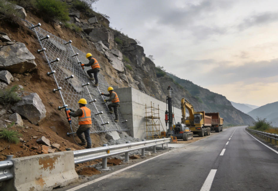 增城公路道路护坡